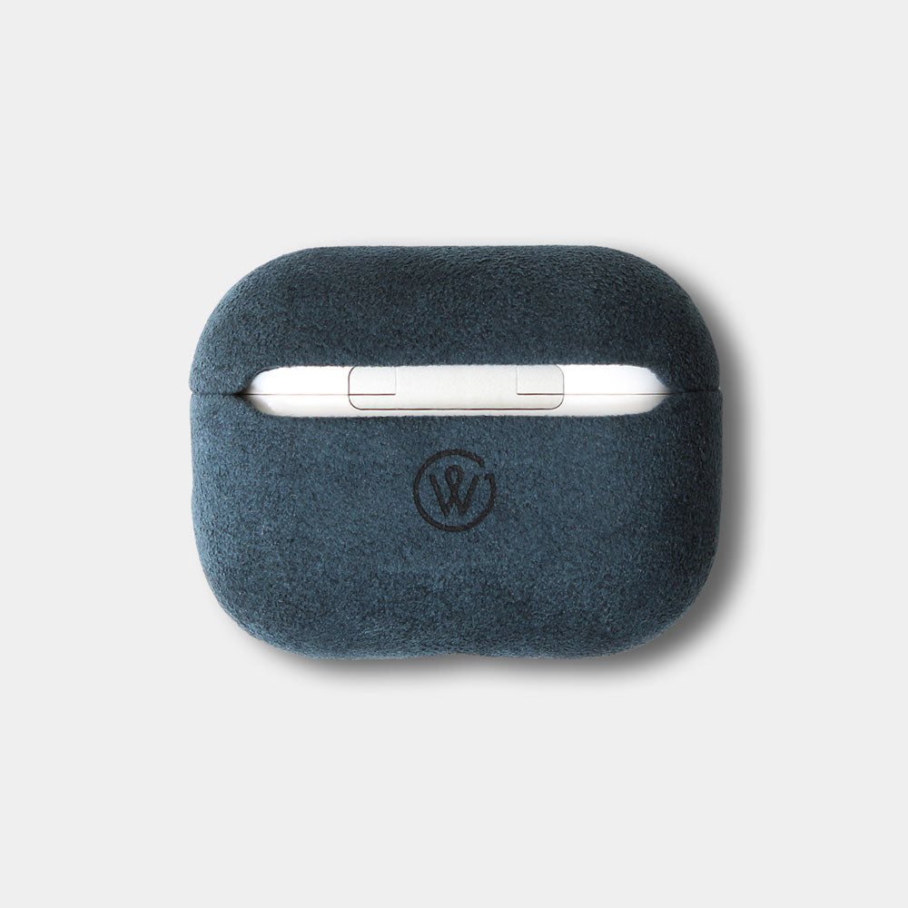 Edles Airpods Pro 3 / Airpods 4 Case JACOB aus italienischem Alcantara