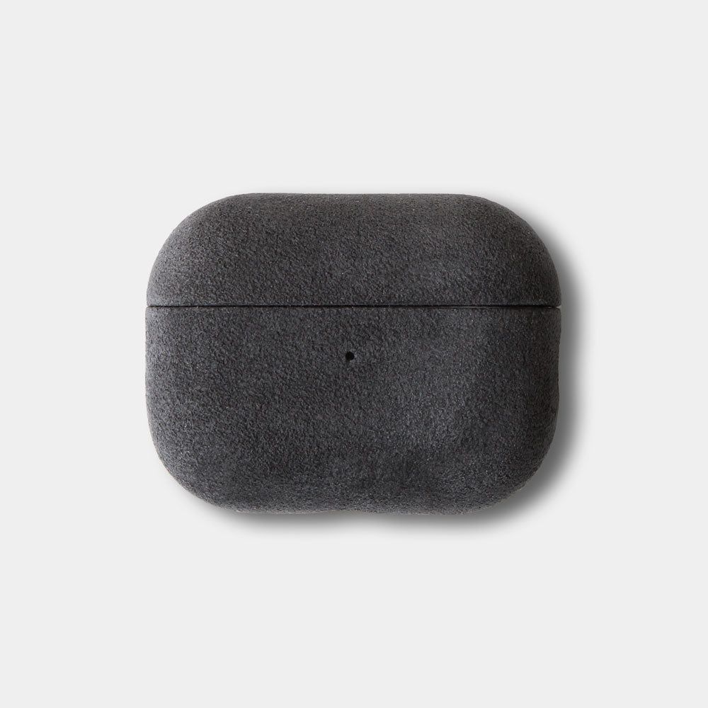 Edles Airpods Pro 3 / Airpods 4 Case JACOB aus italienischem Alcantara