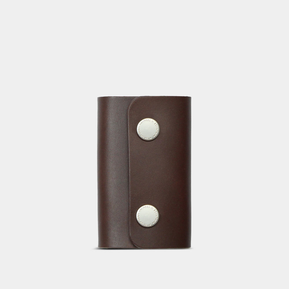 Leather key case with airtag compartment HANS 2.0