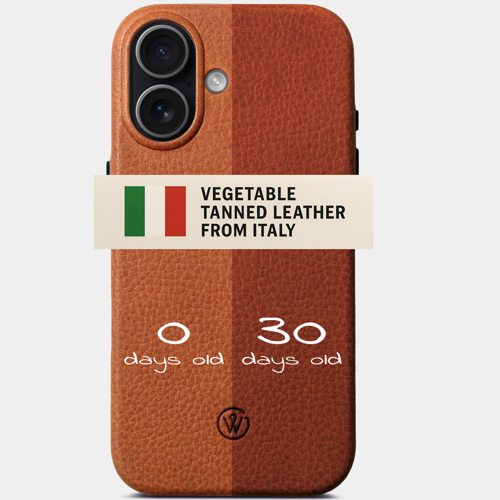 iPhone 17 Lederhülle – Premium Case aus pflanzlich gegerbtem Leder | GOOD WILHELM