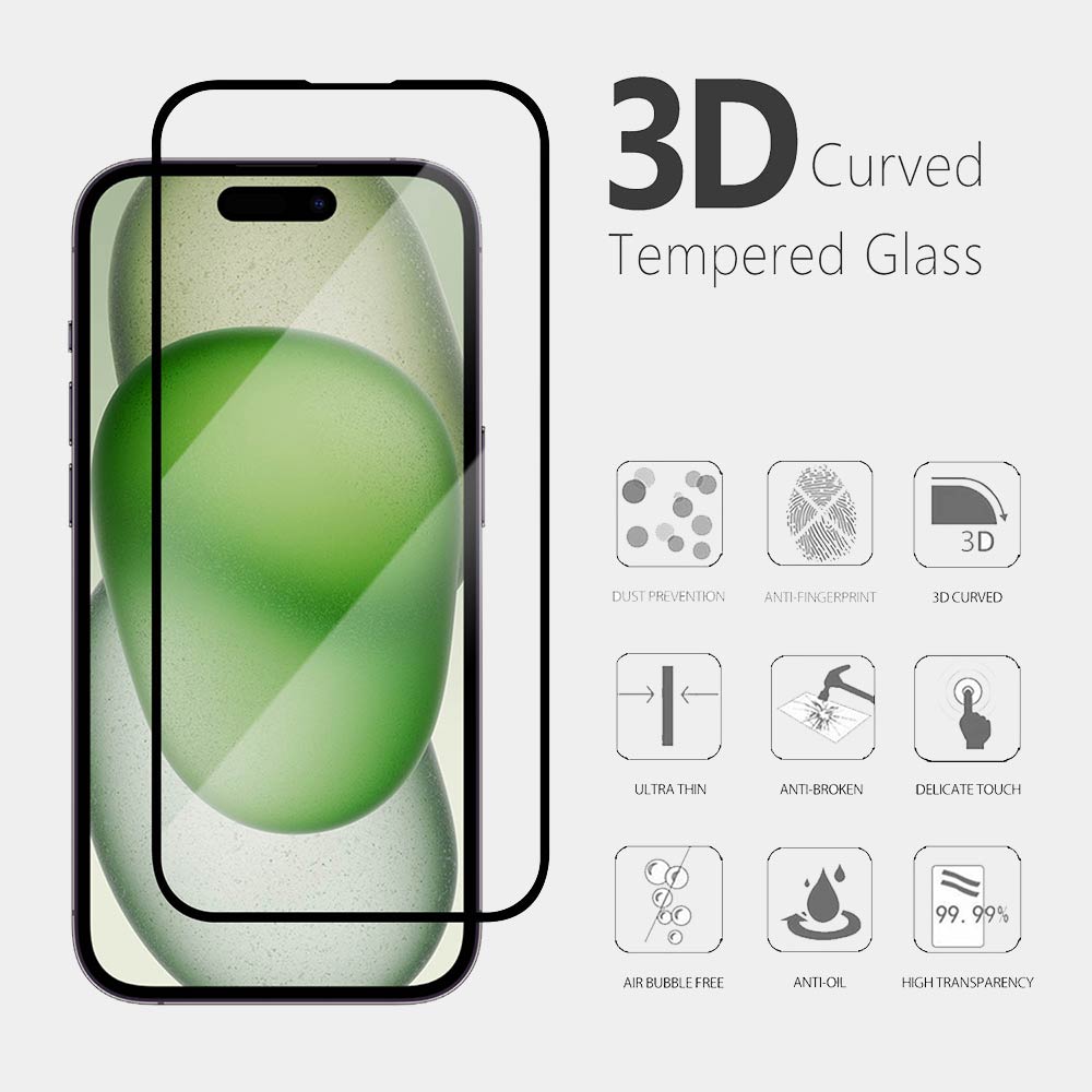 Graphic for a screen protector made of armored glass for an iPhone from GoodWilhelm