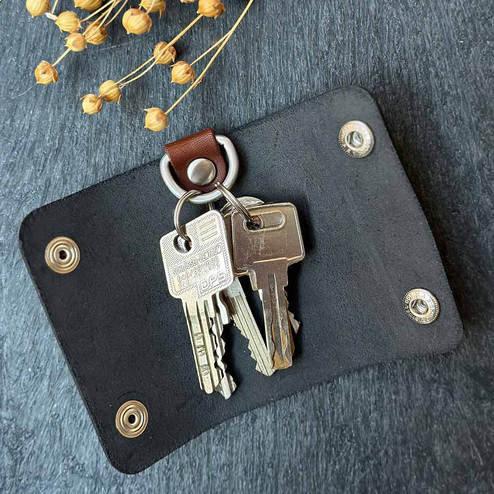 Leather key holder.classic made in Germany