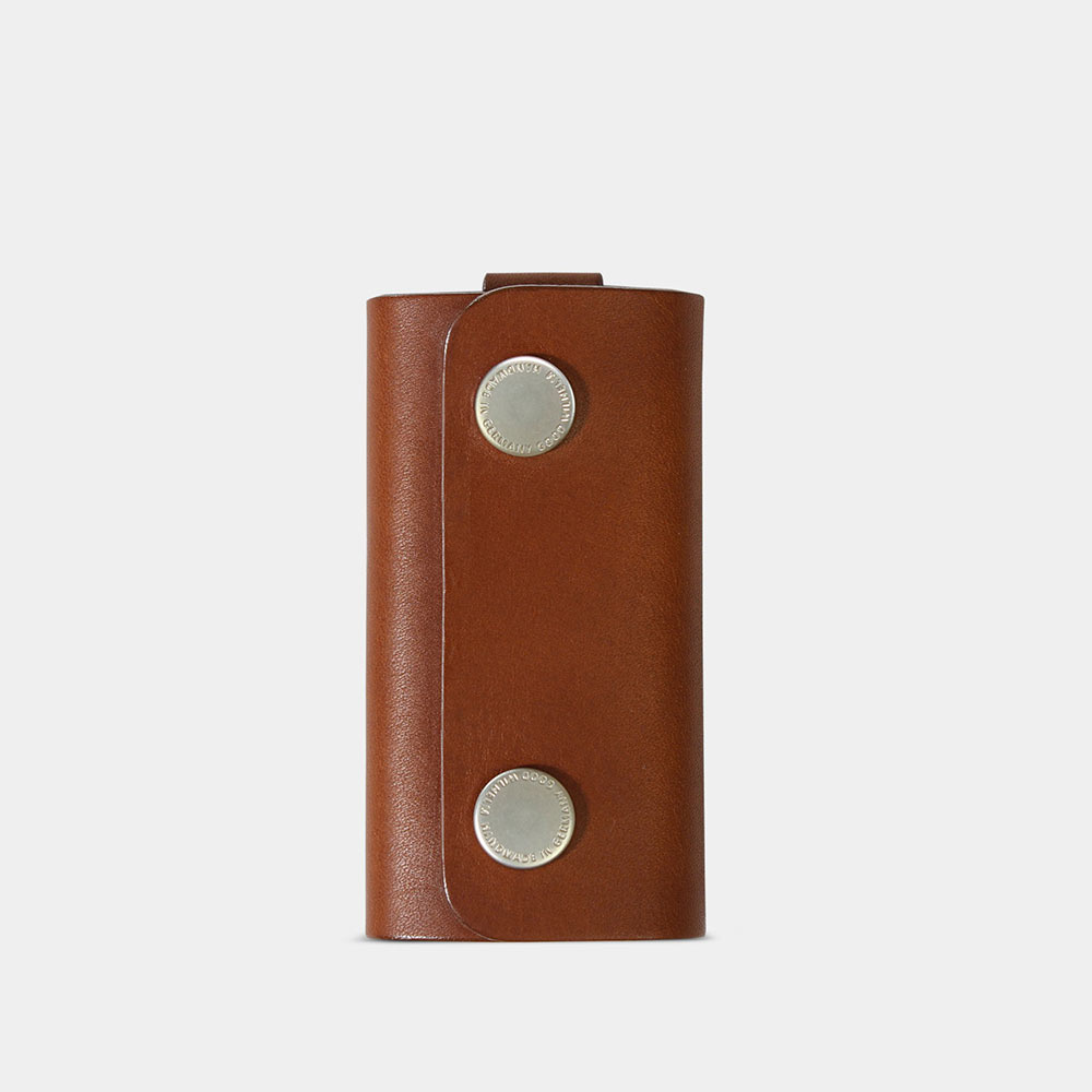 HANS leather key case from Goodwilhelm in the color cognac
