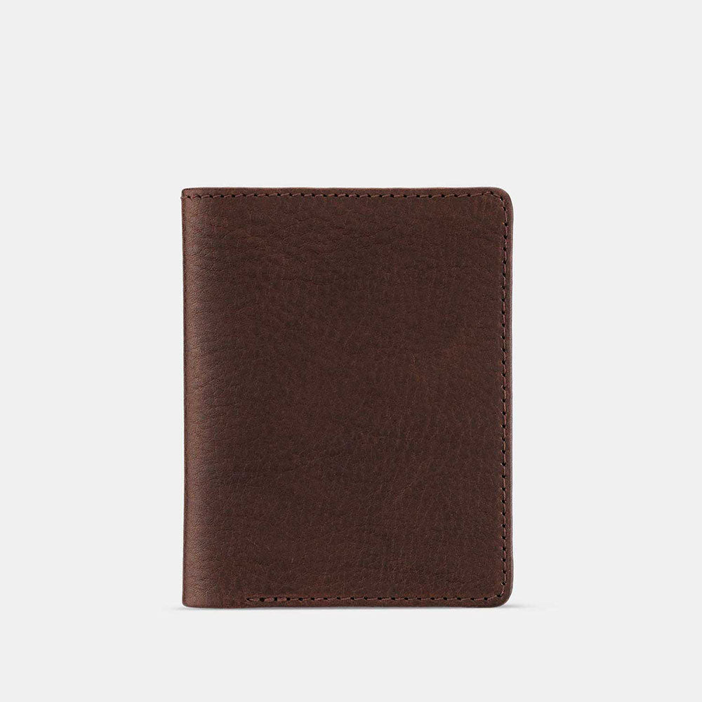 GUSTAV wallet from Goodwilhelm in the color chocolate