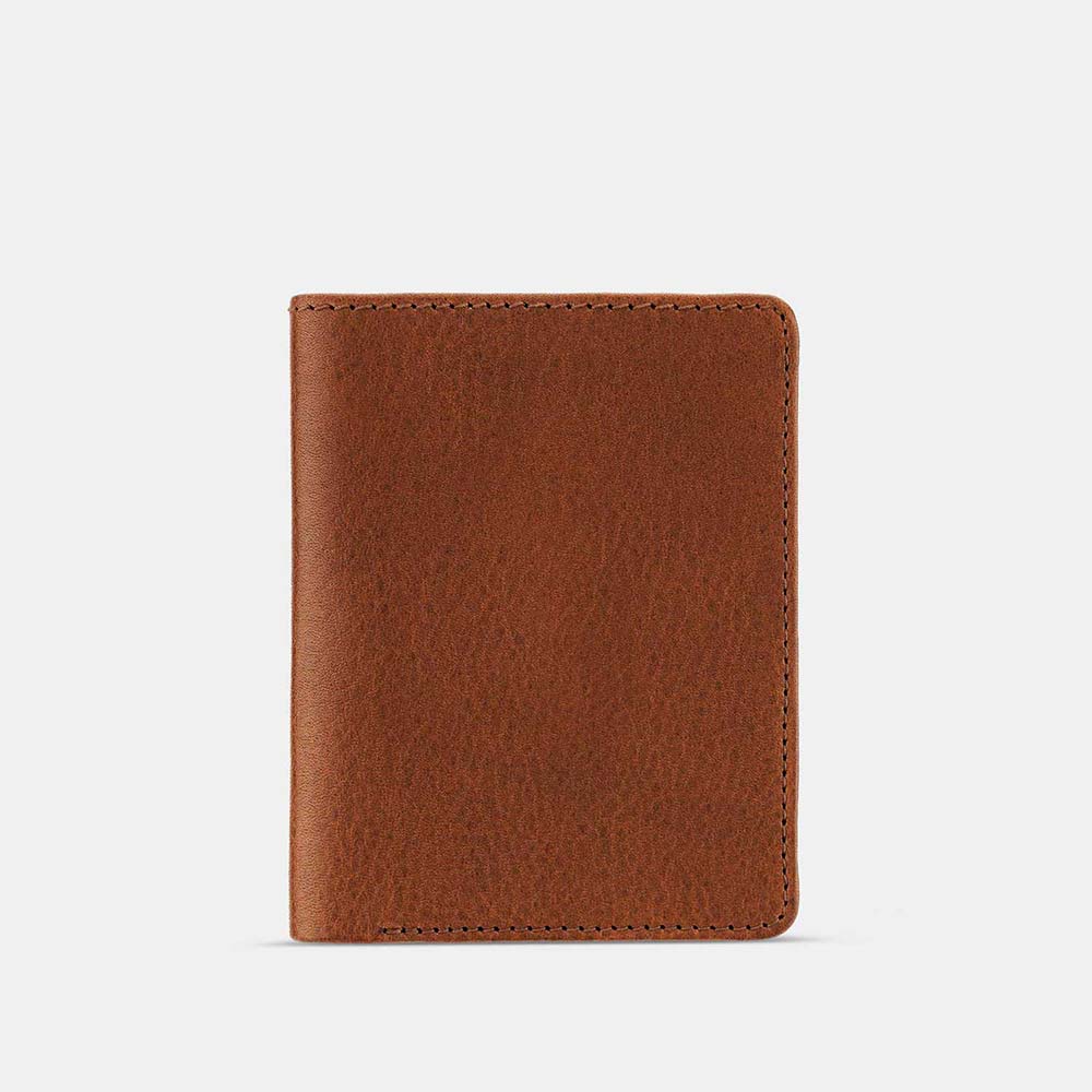 GUSTAV wallet from Goodwilhelm in the color cognac