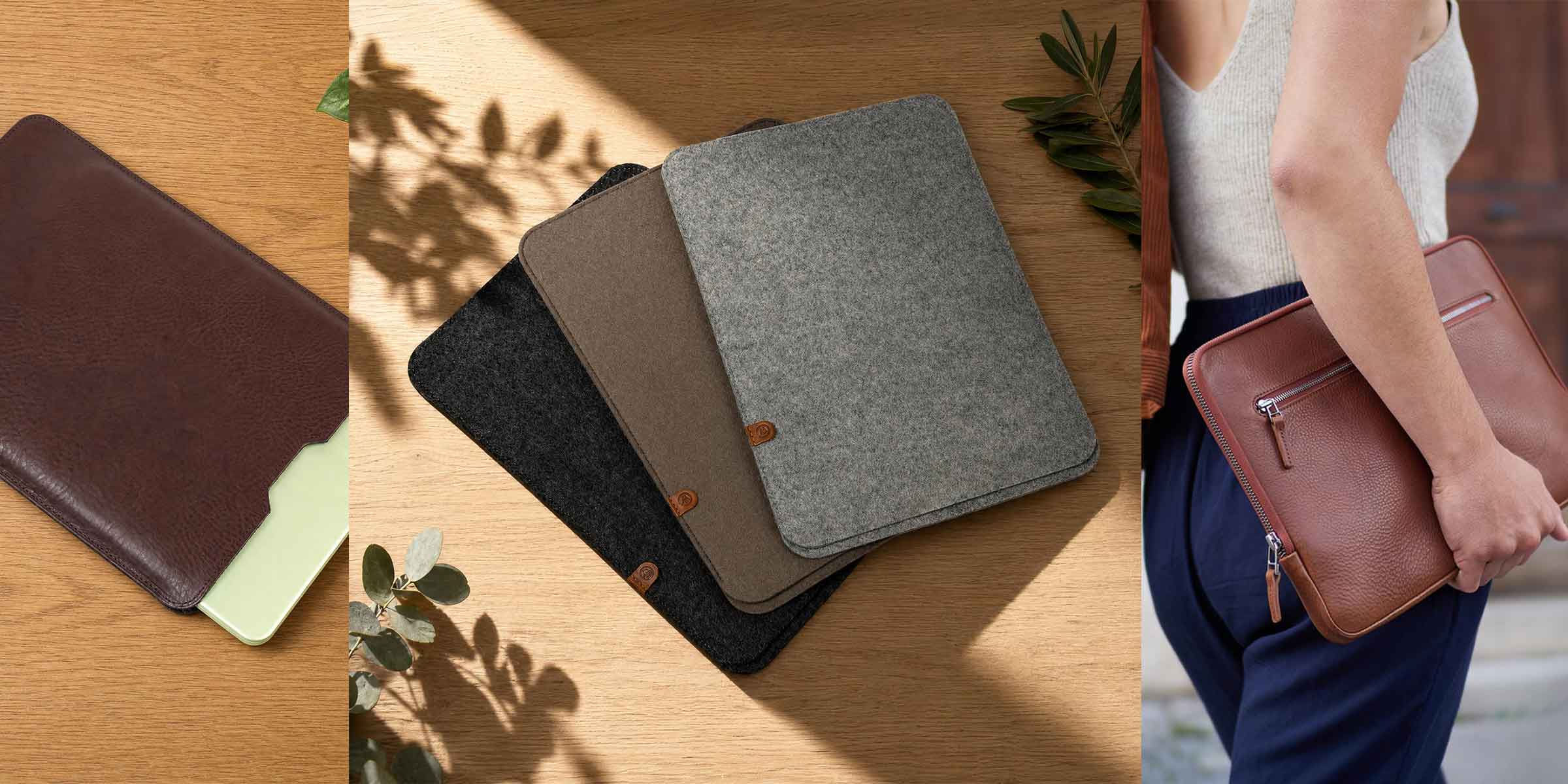 MacBook Neo Hülle: Wollfilz oder Leder? – GOOD WILHELM