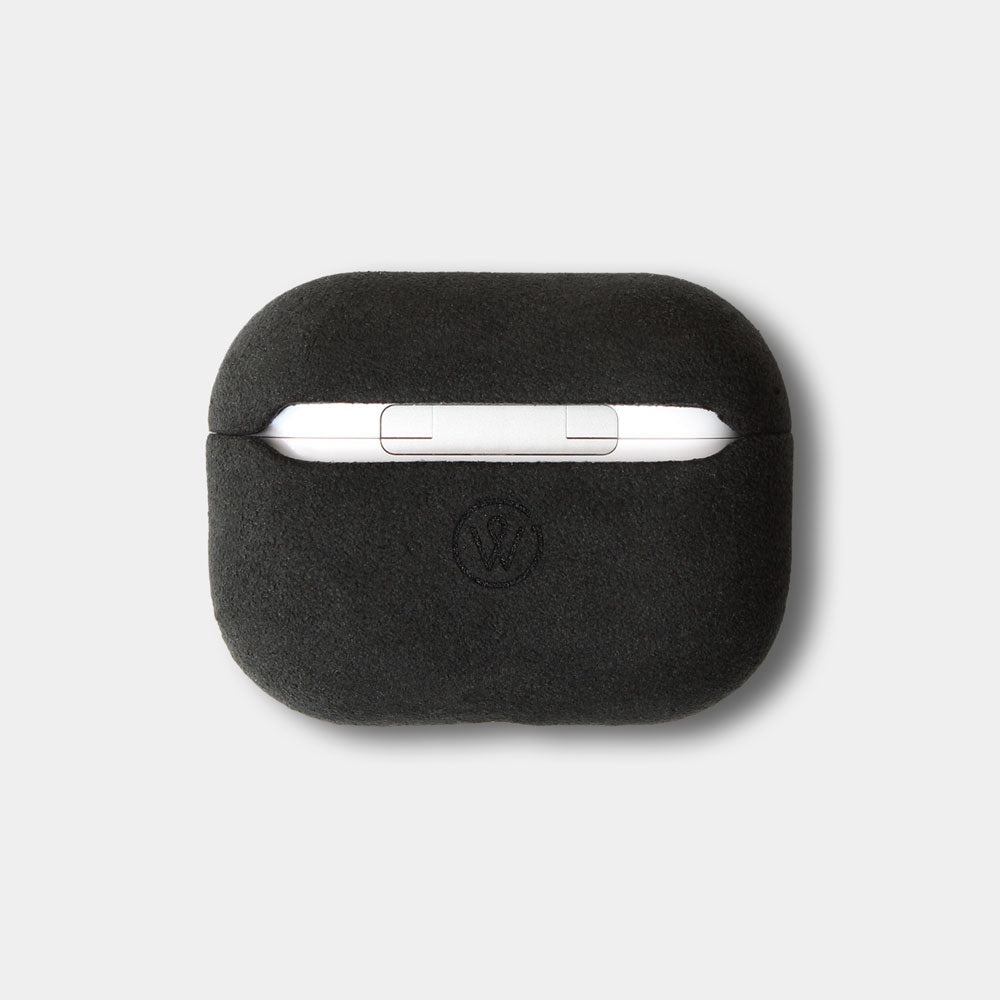 Elegant Airpods Pro 2 / Airpods 4 Case JACOB made from Italian Alcantara