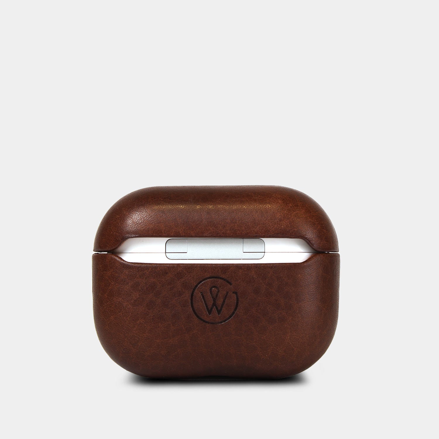 Edles AirPods Case in Chocolate Braun – präzise Verarbeitung und langlebiges Echtleder.