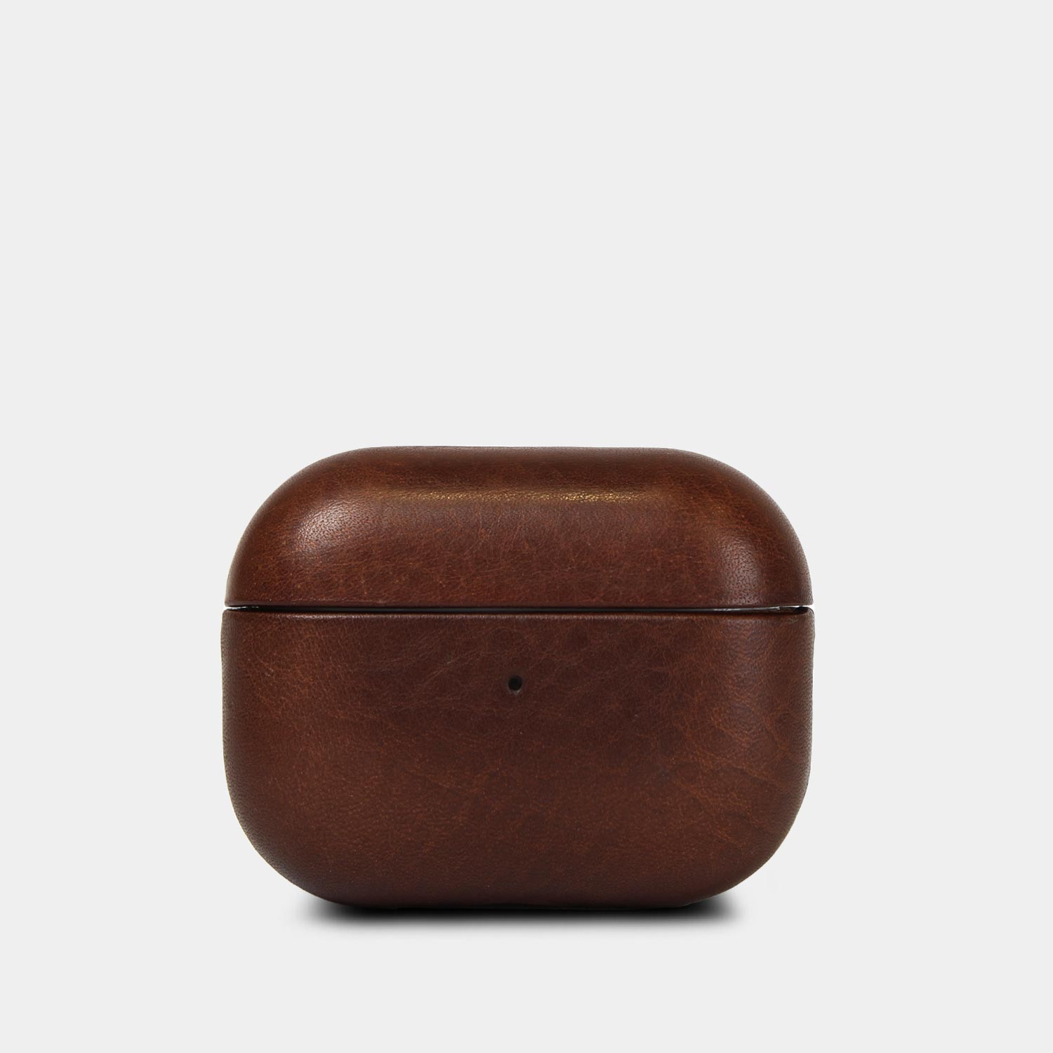 AirPods Case aus Leder in Chocolate Braun – stilvolles Design mit angenehmer Haptik.