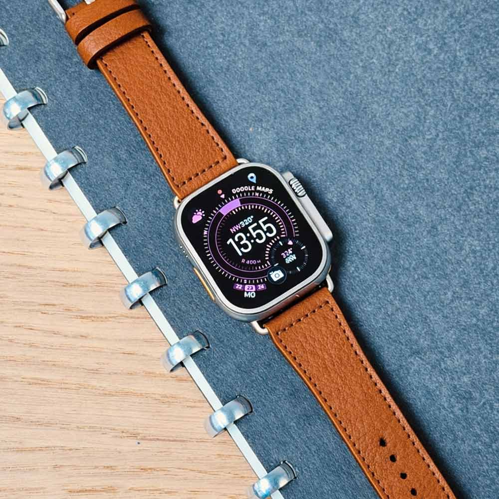 Apple Watch Lederarmband THEODOR aus Vachetta Leder