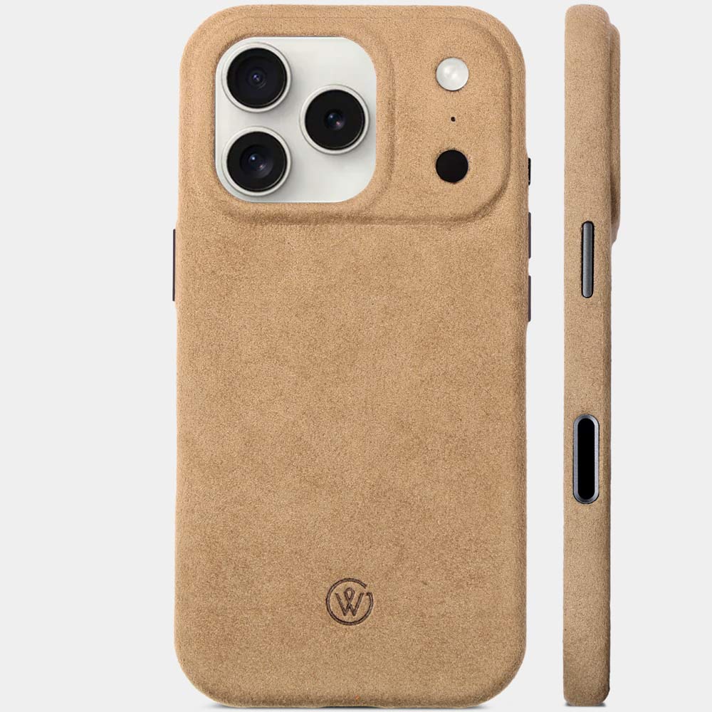 iPhone 17 Air Hülle Alcantara – Handgefertigt aus italienischem Premium-Material
