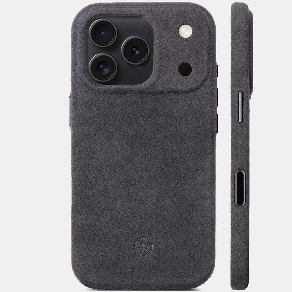 iPhone 17 Air Hülle Alcantara – Handgefertigt aus italienischem Premium-Material