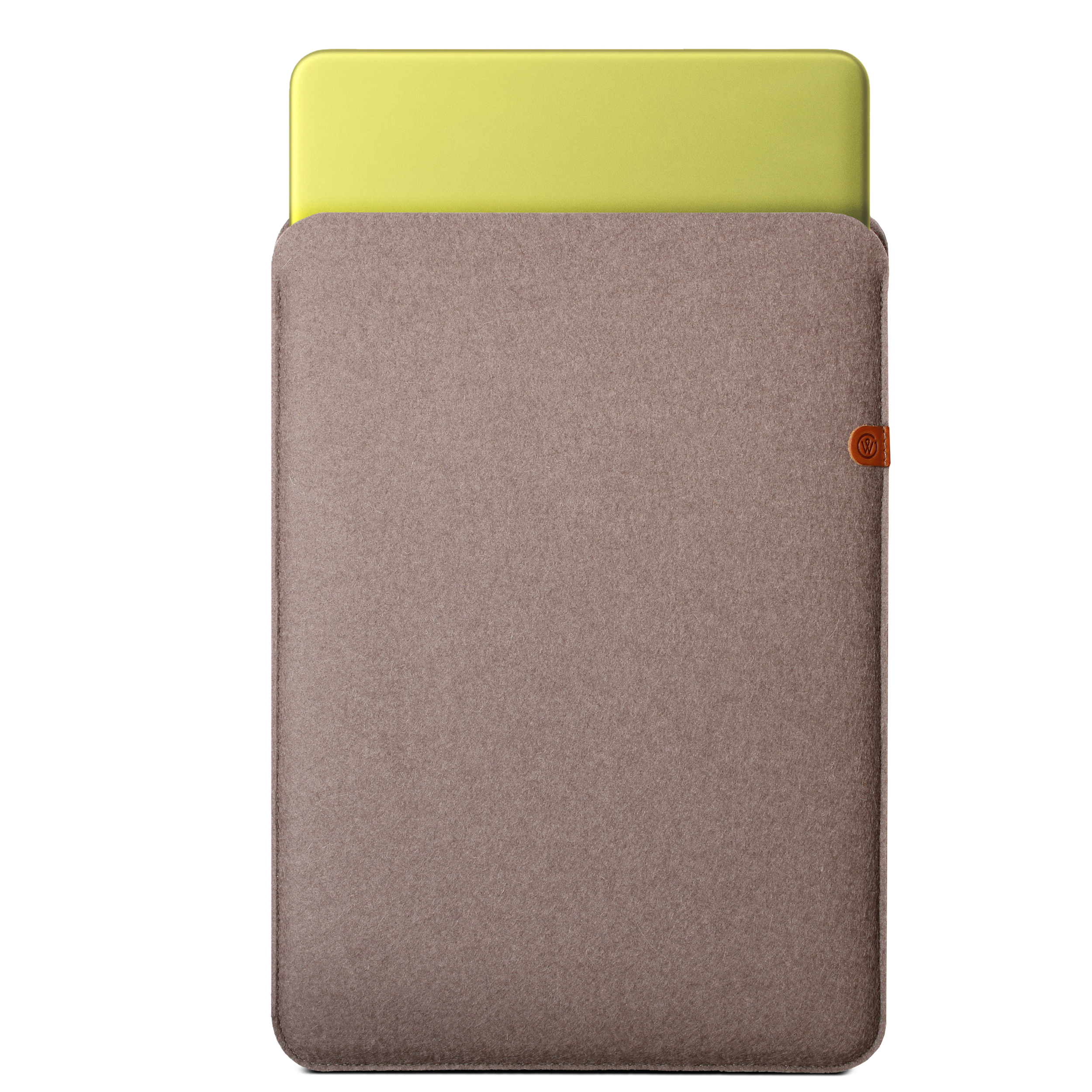 Macbook Neo Hülle aus Merno Wollfilz in Beige von Good Wilhelm