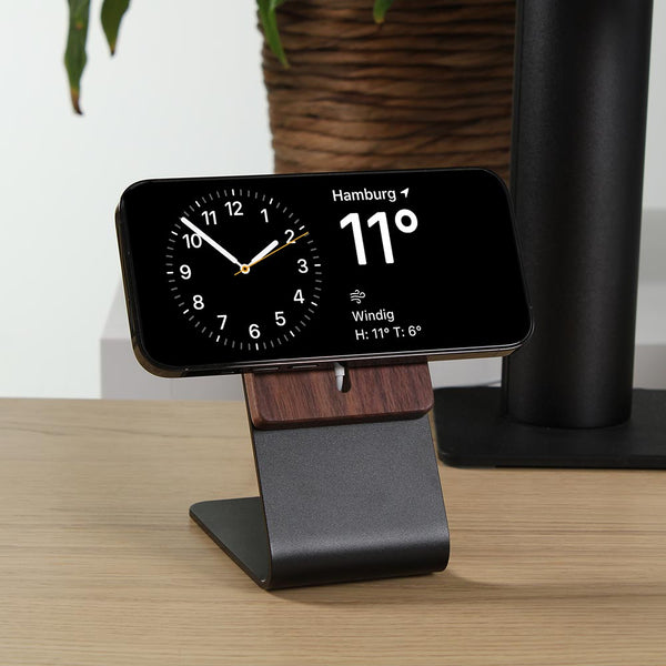 iPhone Magsafe Halter ALFONS – Holz, Aluminium Design